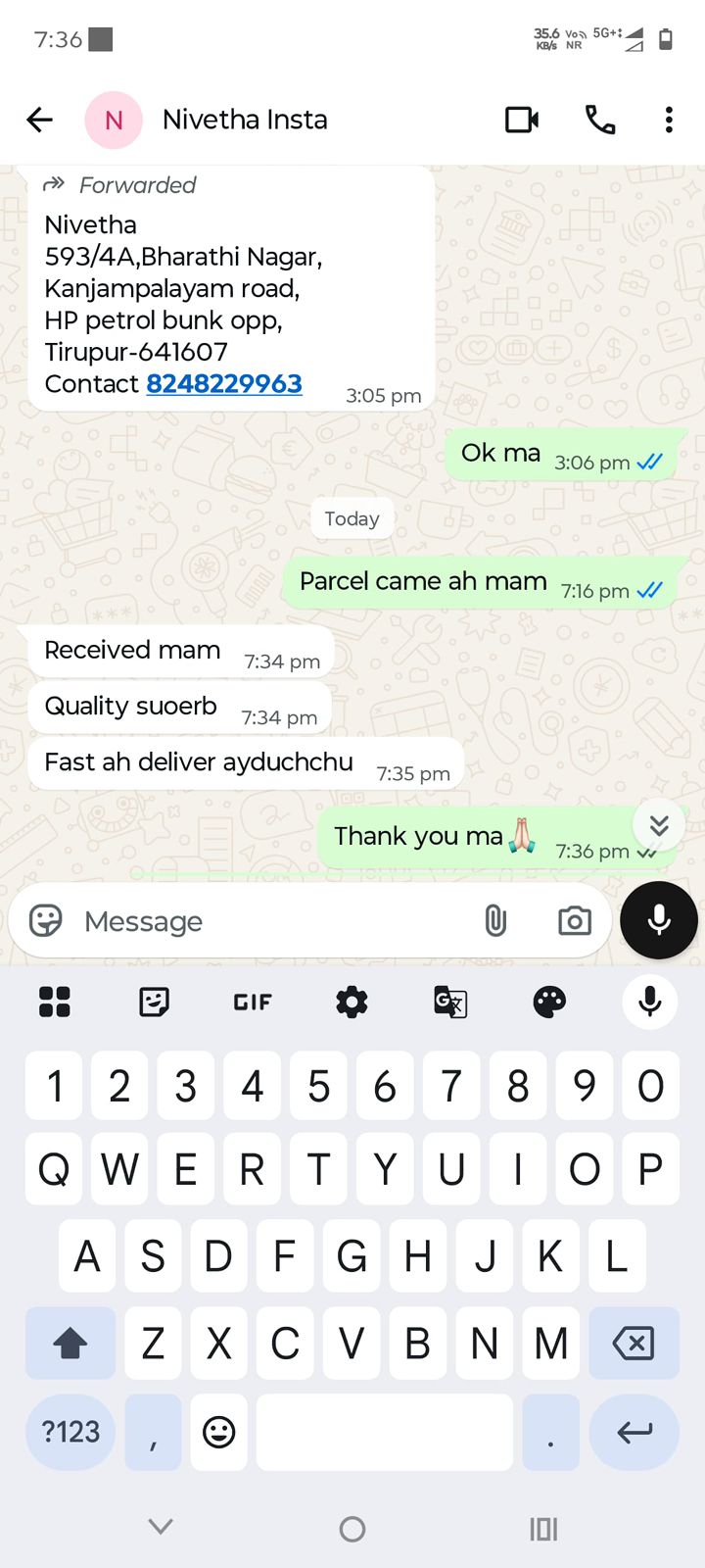 Customer review Happie Hugs